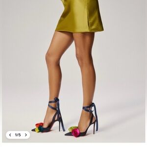 SOLD* BNIB Christian Louboutin Mere Lachaise Lace-Up heels 100mm